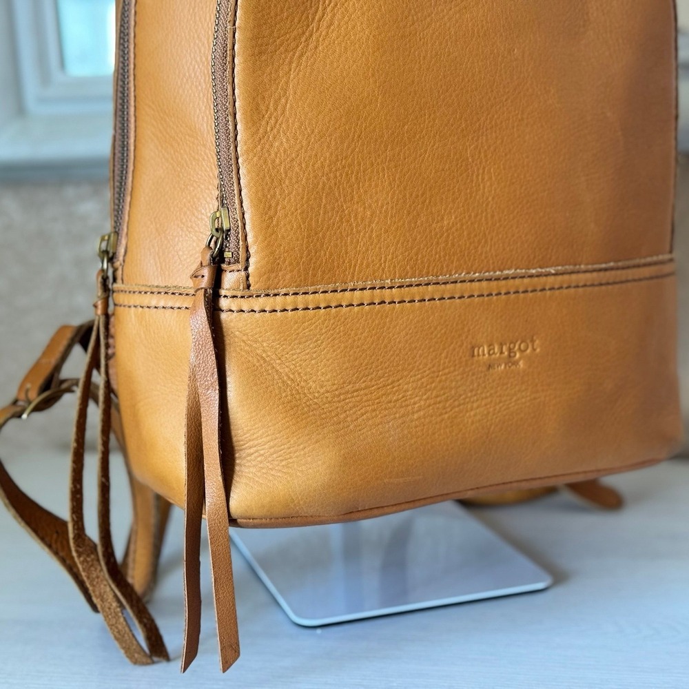 MARGOT NEW YORK kimmie backpack cognac - Picture 4 of 12